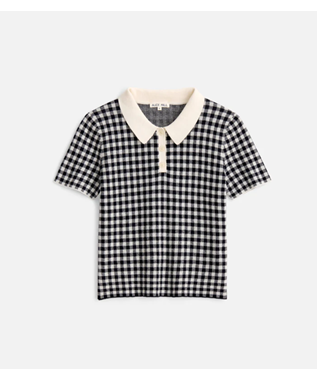 CARLY POLO IN GINGHAM