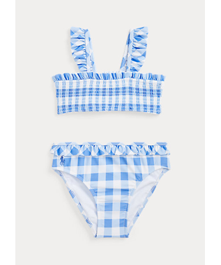 GINGHAM TWO PIECE SWIMSUIT