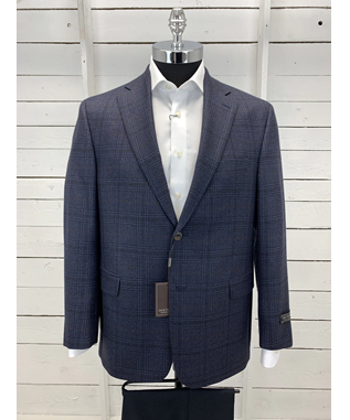 PLAID PORTLY SPORTCOAT