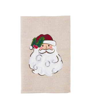 PAINTED WHIMSICAL CHRISTMAS TOWELS