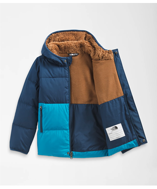 BOYS NORTH DOWN HOODED JACKET
