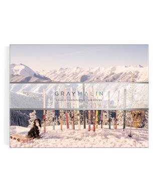 GRAY MALIN WINTER DOUBLE SIDED PUZZLE