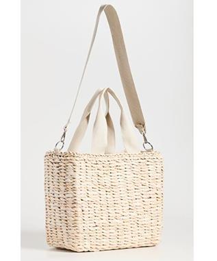 STRAW COOLER TOTE