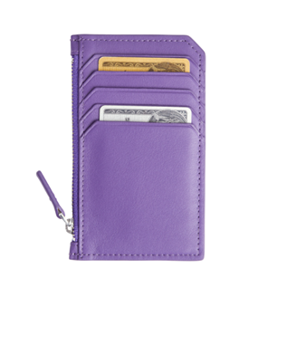 ZIPPERED CARD WALLET