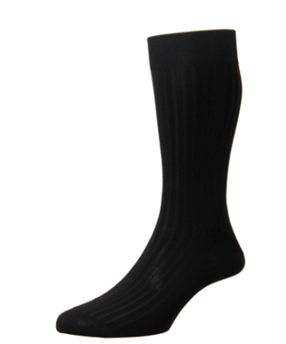 COTTON LISLE LONG ANKLET