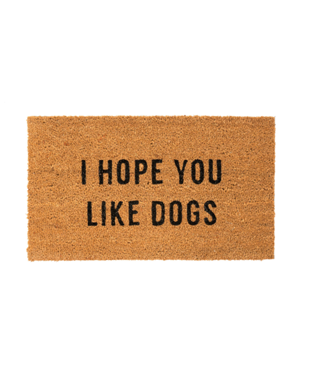 HOPE YOU LIKE DOGS DOORMAT
