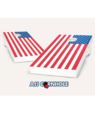AMERICAN FLAG CORN HOLE