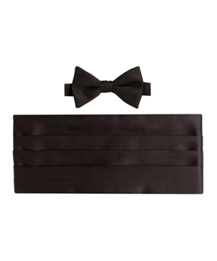 FORMAL SET BLK SATIN PRE