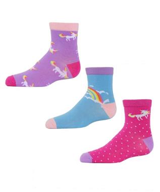 Unicorn 3PP Mid Cut Socks