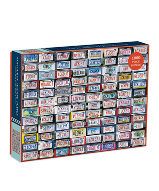 NANTUCKET LICENSE PLATE PUZZLE