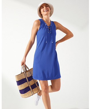 ISLAND CAYS LACE UP DRESS