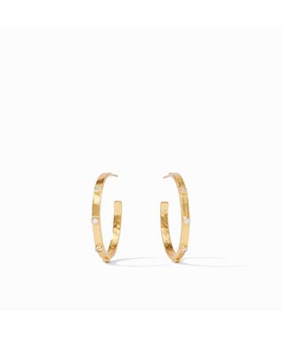 CRESCENT STONE HOOP M