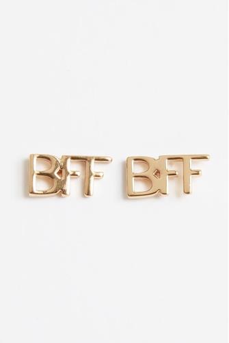 BFF Stud Earrings GOLD