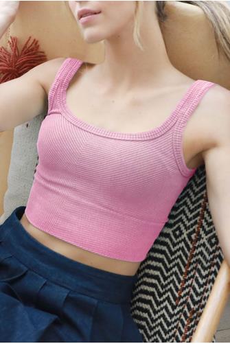 Vintage Chervon Crop Top VINTAGE AZALEA