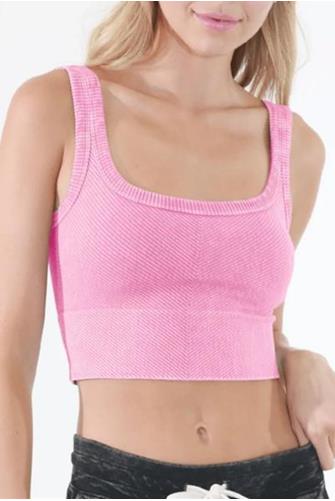 Vintage Chevron Crop Top VINTAGE AZALEA