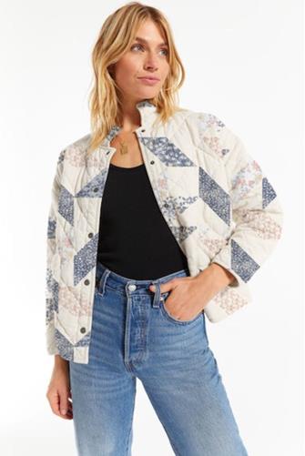 Maya Patchwork Quilted Jacket MULTI