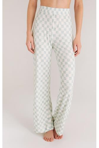 Show Some Flare Checker Pant CLOUD DANCER