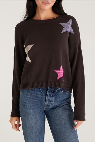 Sienna Marled Start Sweater VINTAGE BLACK