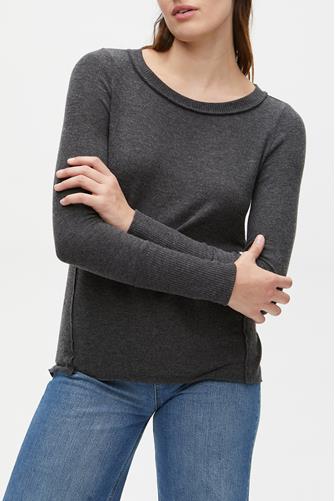 Melanie Top CHARCOAL