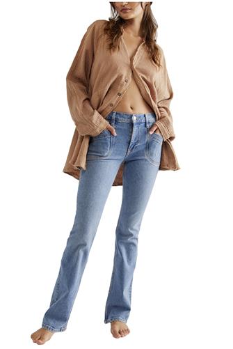 Aiden Slim Boot TOO COOL BLUE
