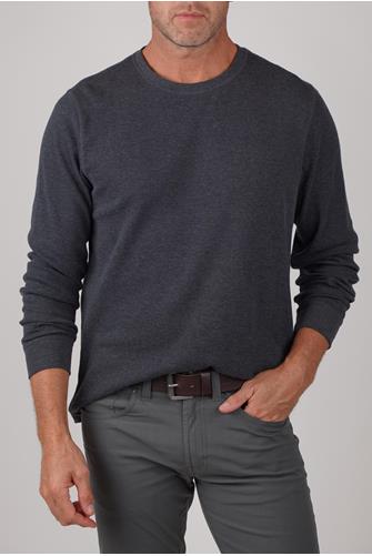 Performance Stretch Waffle Tee CHARCOAL