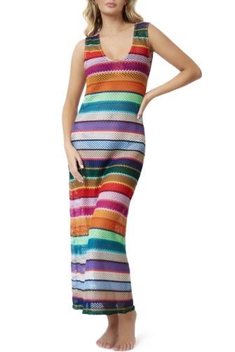 Coco Multi Stripe Crochet Dress CALYPSO