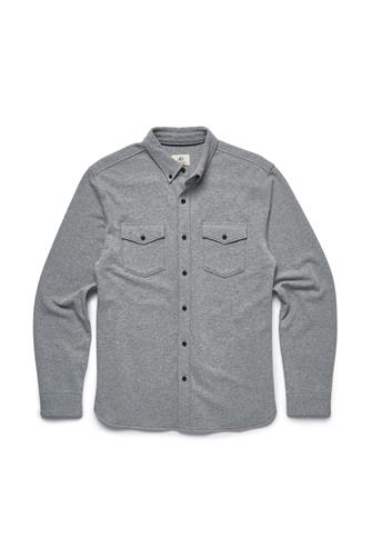 Rex Knit French Terry 2 Pocket Shirt GREY HEATHER