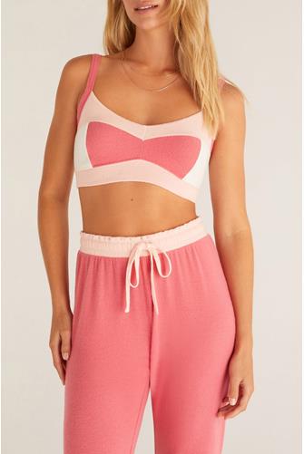Mix Color Tank Bra PINK CANDY