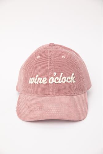 Wine O'Clock Dad Hat MAUVE