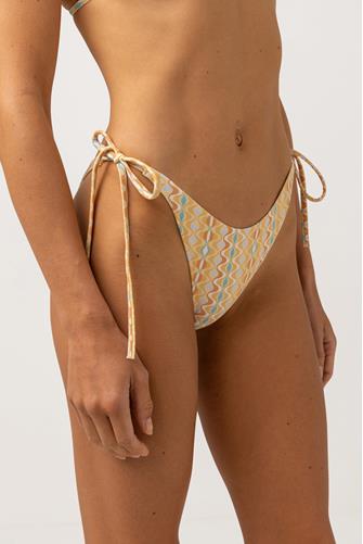 Sunray Tie-Side Bikini Bottom GOLD