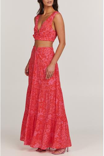 Cheyenne Maxi Skirt TROPICAL FLORAL