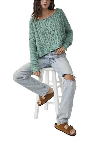 Changing Tides Pullover Sweater TEA