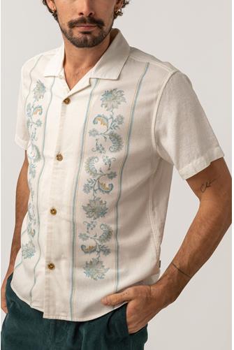 Cairo Urban Linen Short Sleeve Shirt NATURAL