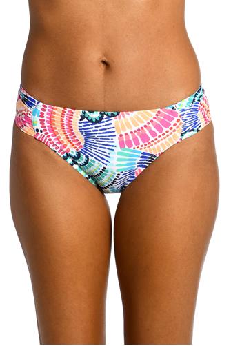 Waves Of Color Shirred Tab Hipster MULTI