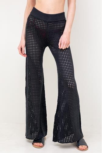 Crochet Pants BLACK