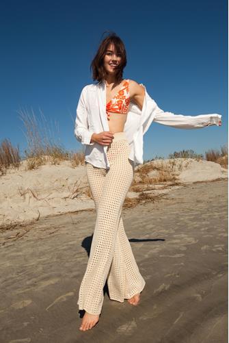 Crochet Pants NATURAL