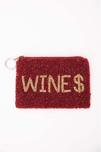 Wine Money Change Purse 