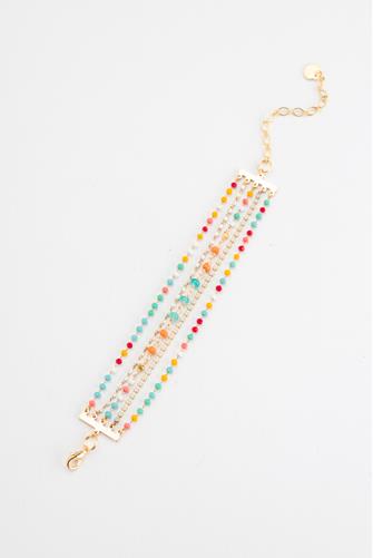 Mix Color Multi Strand Bracelet MULTI