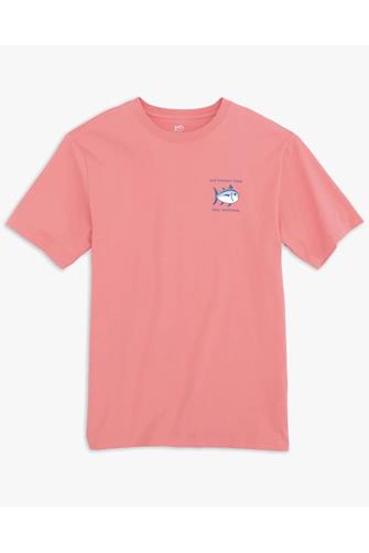 Short Sleeve Skipjack Tee Flamingo Pink