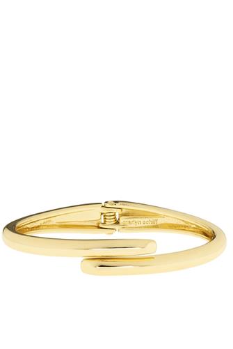 Hinge Solid Wrap Cuff in Gold GOLD