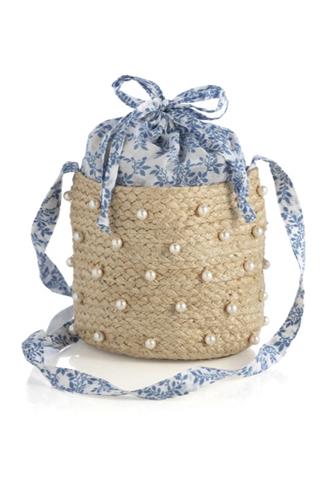 Dominica Bucket Bag in Ivory IVORY