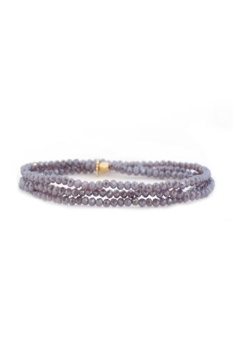 Mini Crystal Beaded Stretch Wrap PERIWINKLE