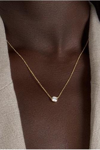 Solitaire Necklace GOLD