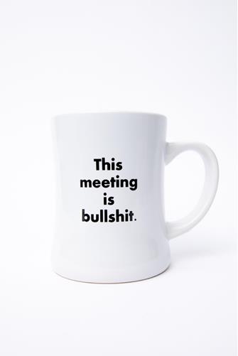 This Meeting Mug WHITE