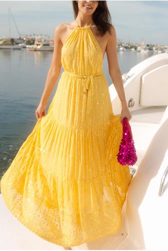 Emira Dress PUEBLA YELLOW