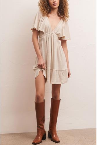 Winona Knit Mini Dress WHISPER WHITE