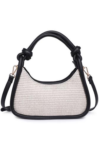 Nicolette Shoulder Bag IVORY BLACK