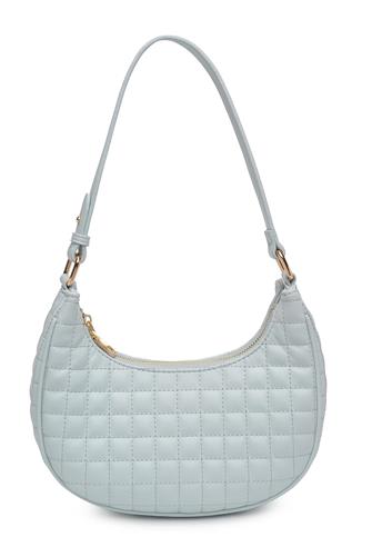 Sybil Quilted Shoulder Bag ICE BLUE