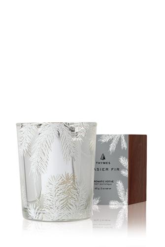 FF Poured Boxed Votive Candle Frasier Fir