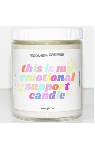 Emotional Support Candle NECTARINE + CORAL